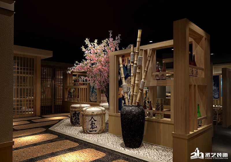 懷之風(fēng)日式餐館設(shè)計裝修 就餐區(qū)設(shè)計裝修