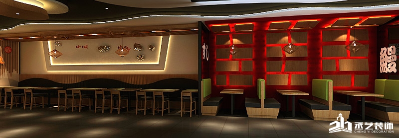 友壹町壽司·料理餐飲店裝修 就餐區(qū)