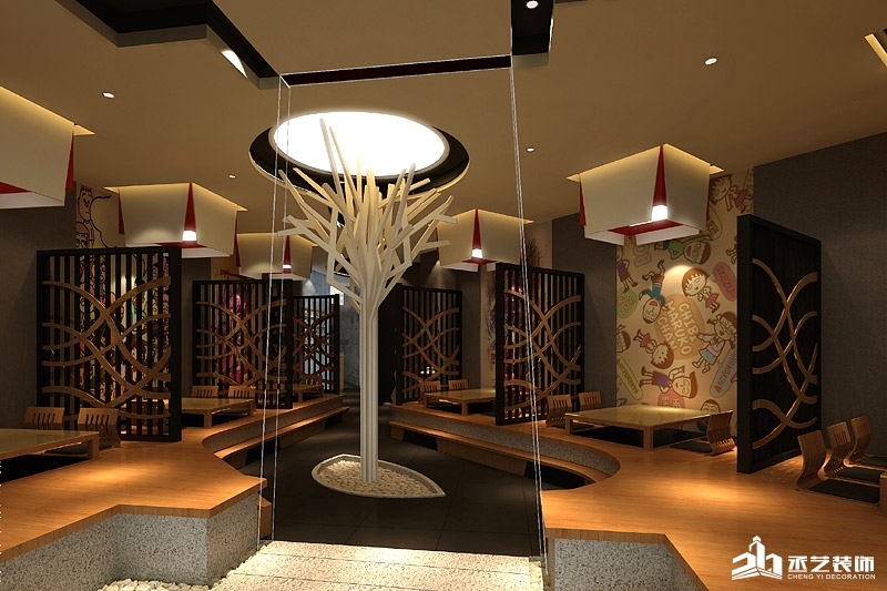 友壹町壽司·料理餐飲店裝修 榻榻米區(qū)